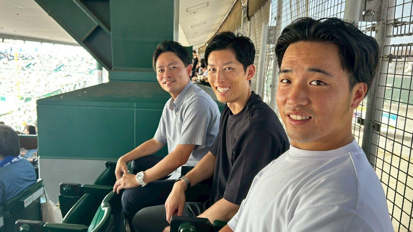 準々決勝を観戦  